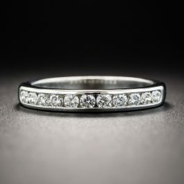 Tiffany & Co. Platinum Channel-Set Diamond Wedding Band