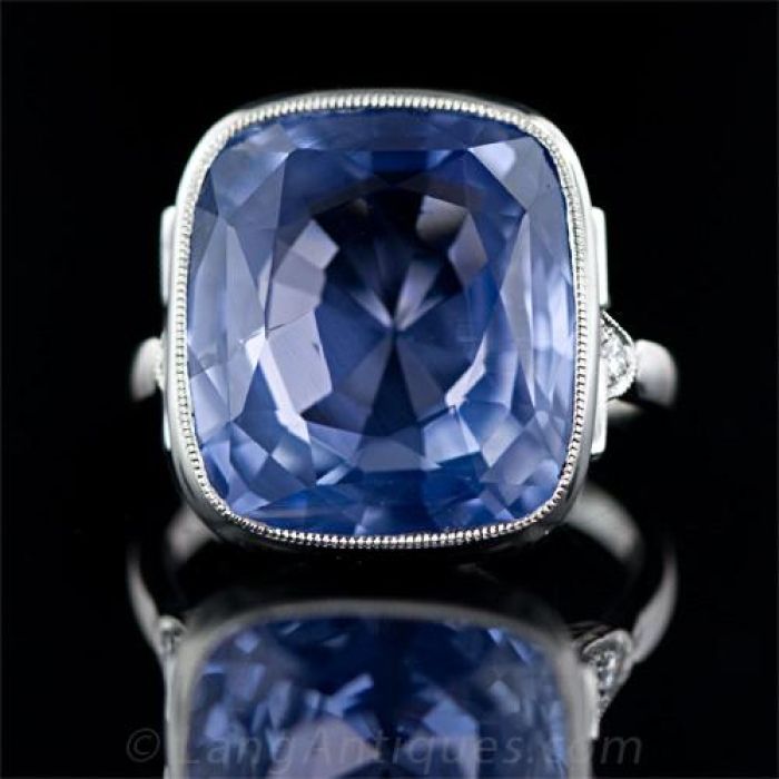 Cornflower blue jewelry store