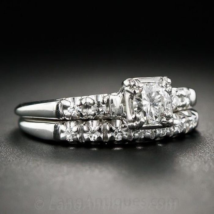 Orange blossom wedding band hot sale