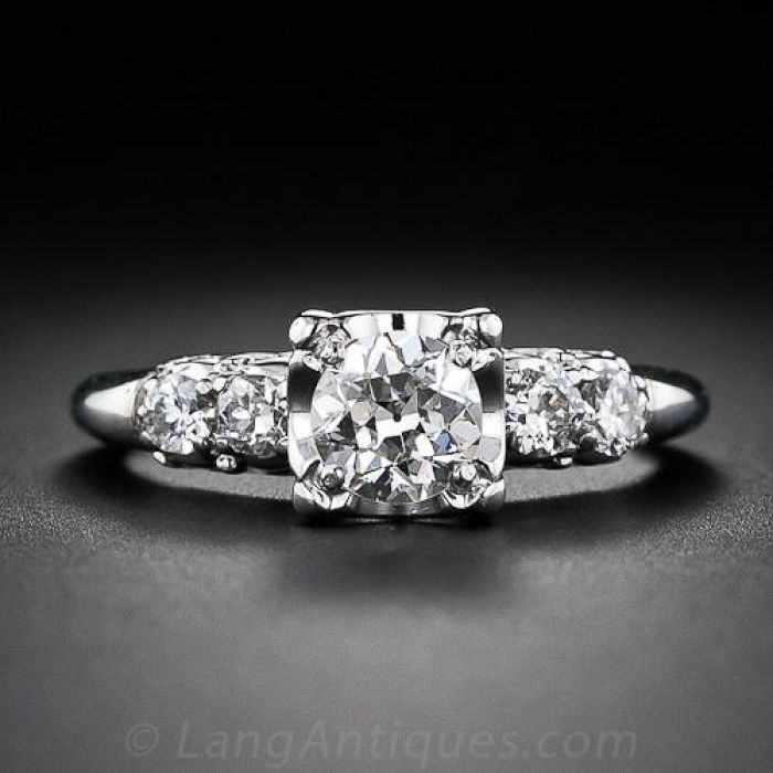 .52 Diamond and Ruby Wedding Ring Wrap in Silver,(G-H,I2)(0.52Ct) Size 1.50ct Round Diamond Ruby Single Shared Prong Yellow Gold Wedding