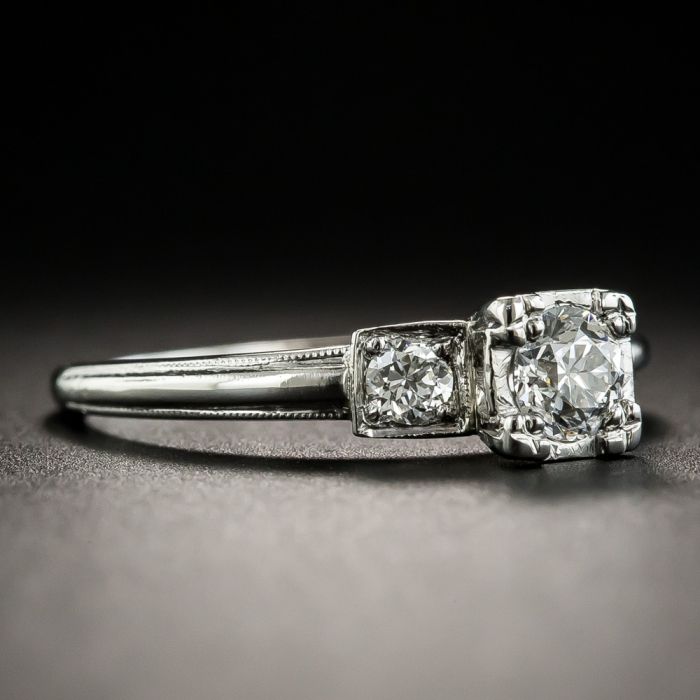 Art Deco Carat Diamond Engagement Ring by David Sarkin