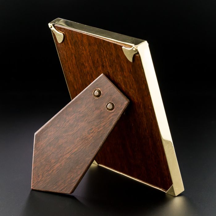 Art Deco Cartier Gold Frame With Cabochon Rubies