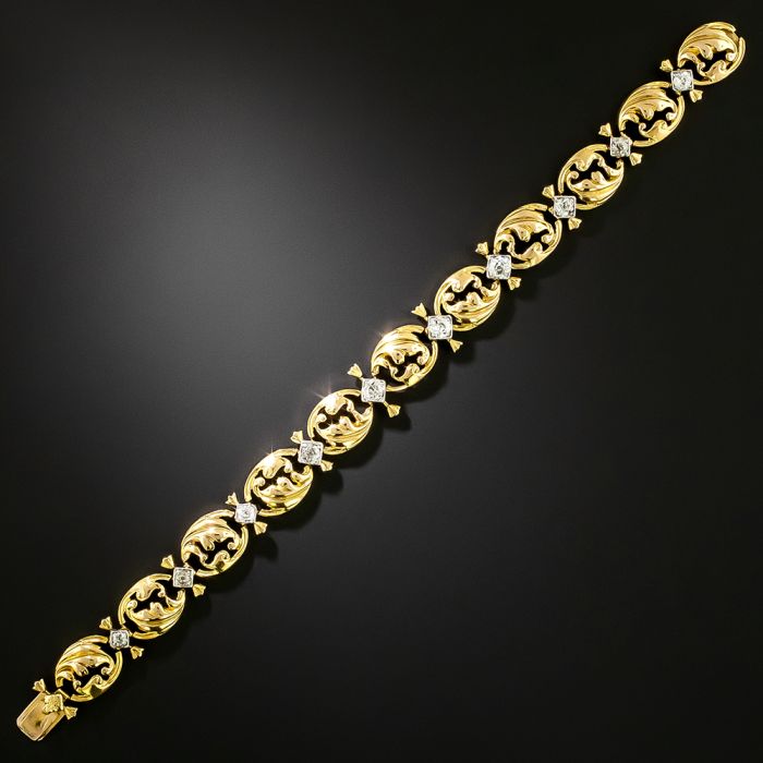 18k Gold Original Diamond Bracelet Tennis Diamond Bracelet BAHIA