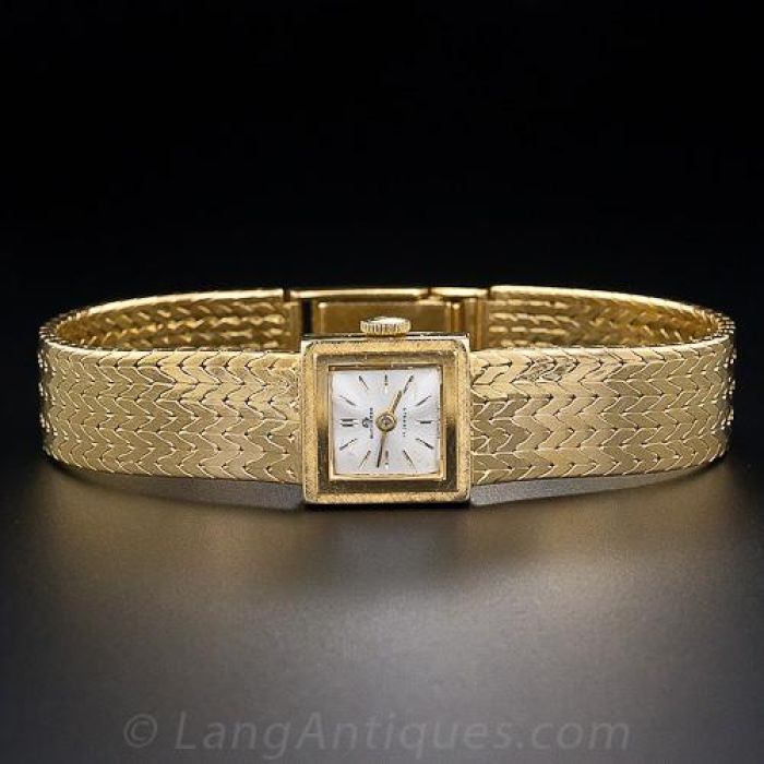 Bucherer 18KY Gold Ladies Bracelet Watch