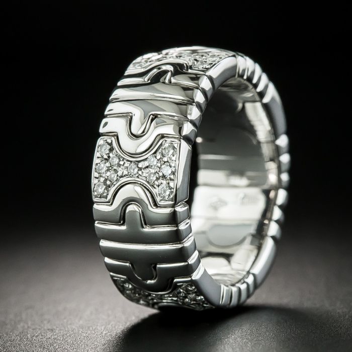 Bulgari Parentesi Diamond Band Size 5 1 2