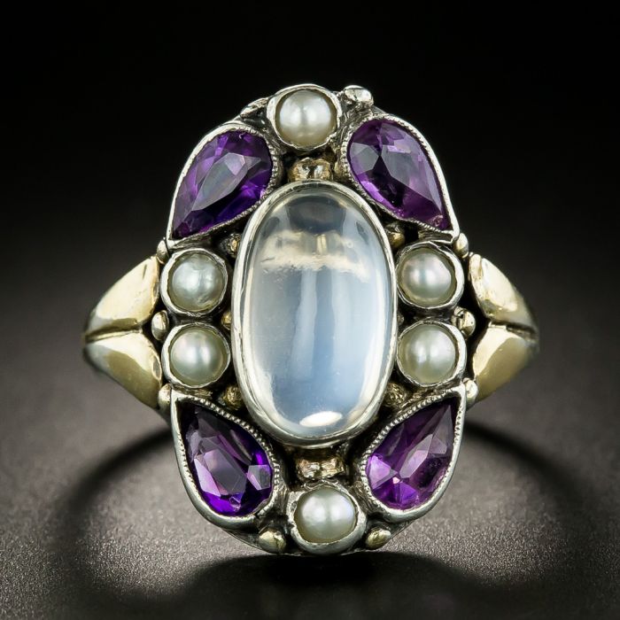 Moonstone and amethyst jewelry online