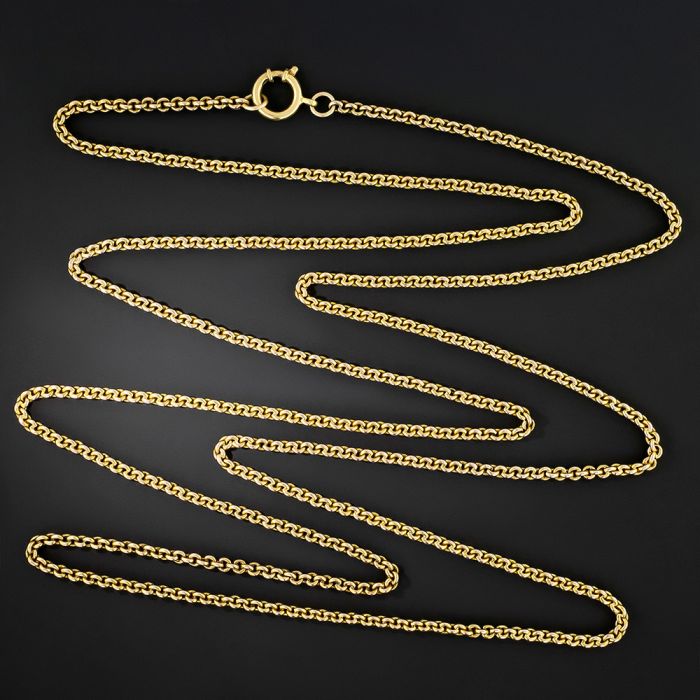 Victoria long necklace yellow gold 65（Victorian French 18