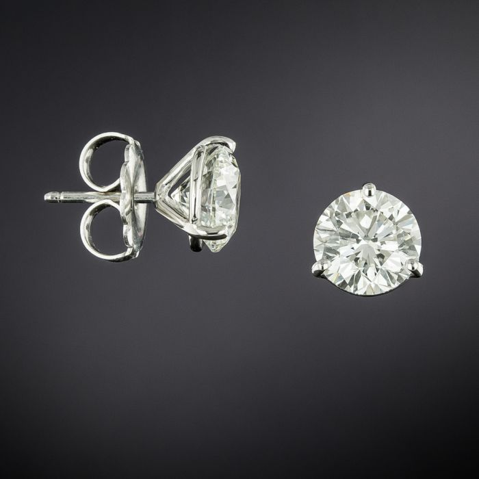 Vintage .5 Carat Diamond cheapest Earrings