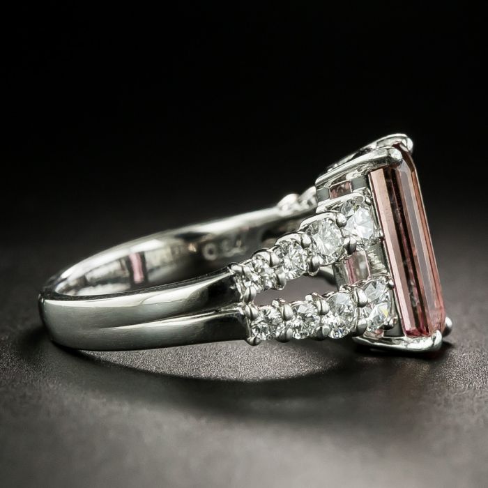 Estate 10kt good Pink Topaz Ring