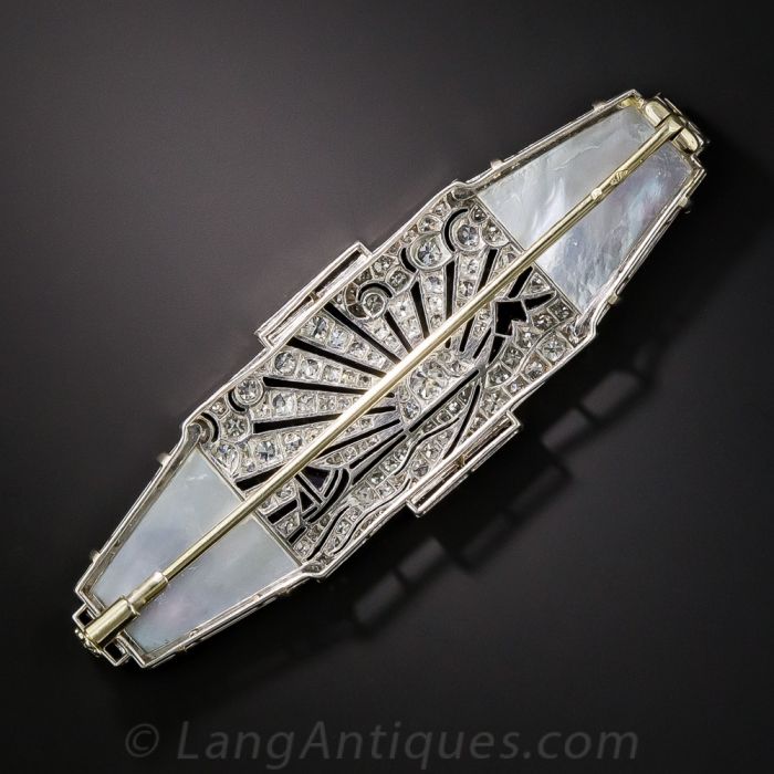 Antique store French Art Deco Brooch