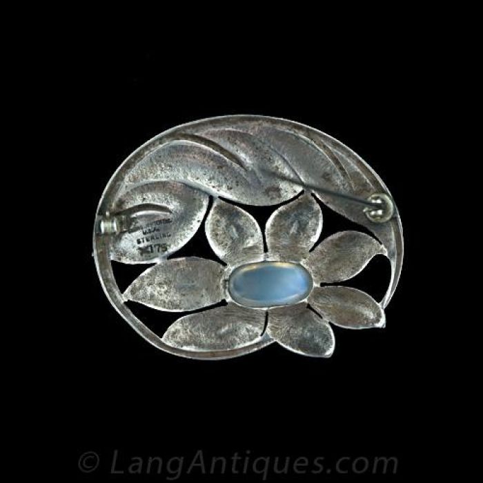 Georg Jensen Moonstone Brooch