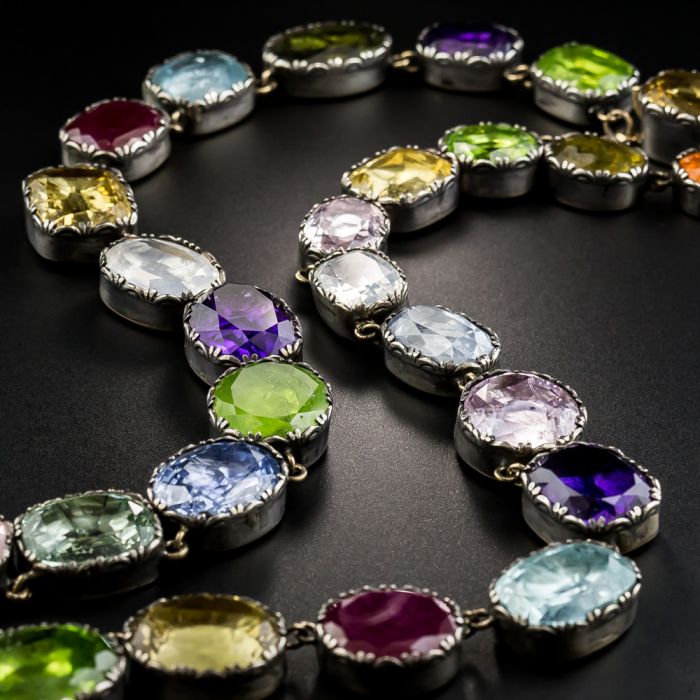 Large gem necklace shop