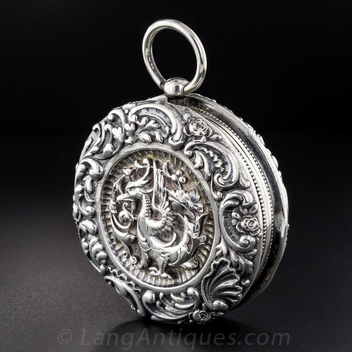 Antique silver coin purse 2025