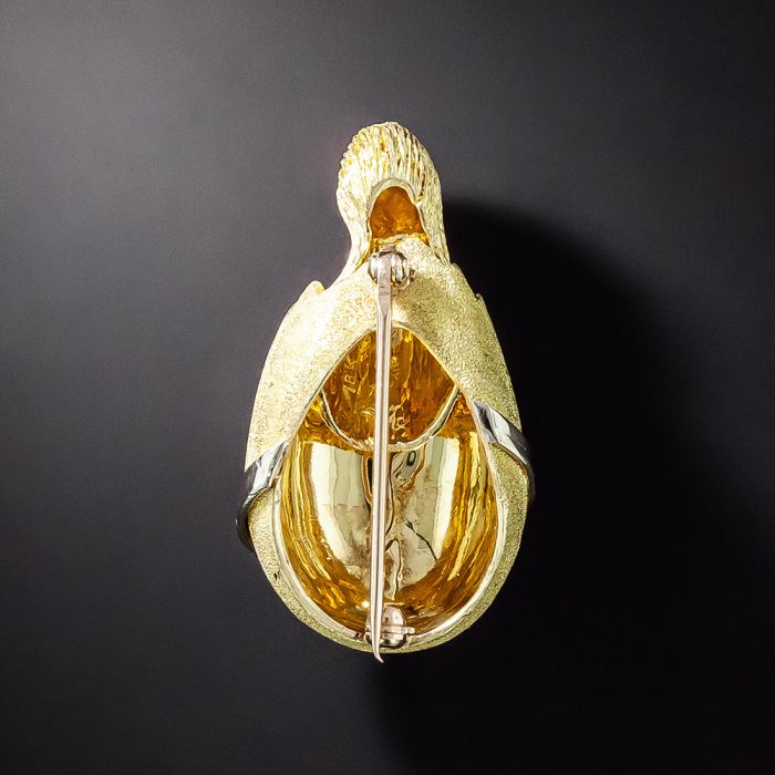 Hatching Baby Chick Brooch By Maurice Guyot