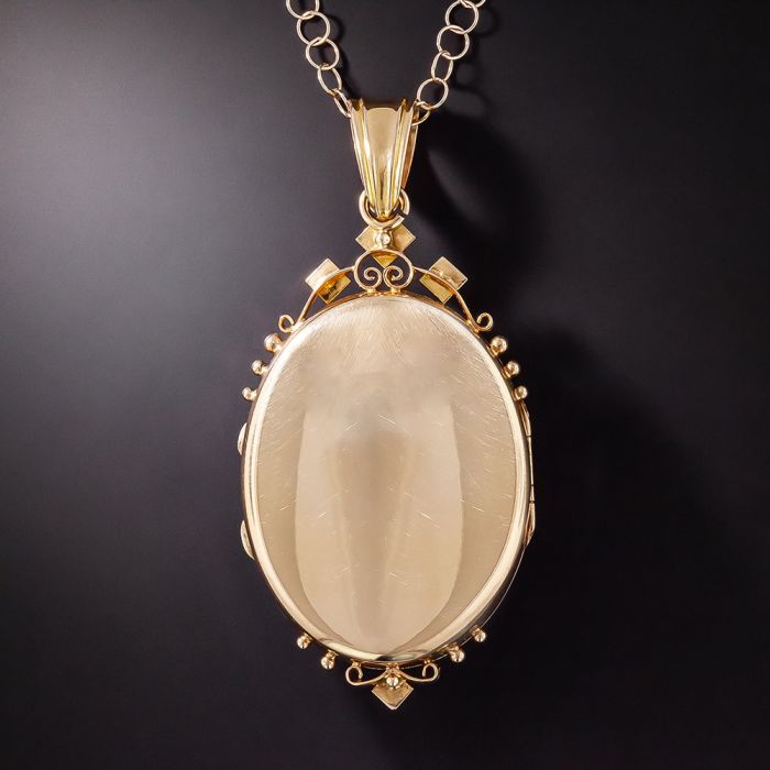 Large Victorian Pearl Locket