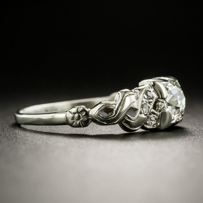 Orange blossom art deco ring shop