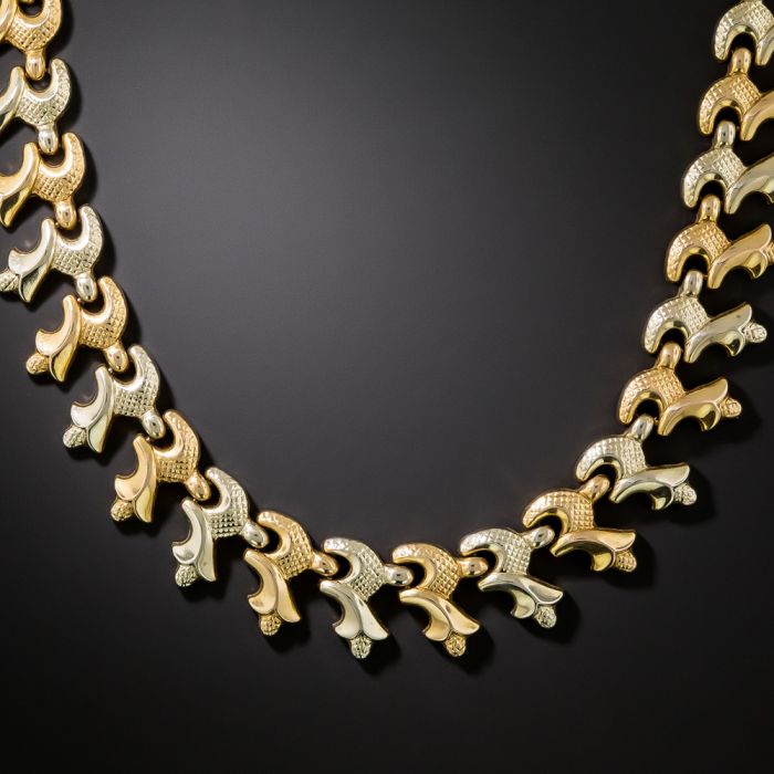 GUCCI ロゴプレートネックレス ゴールド｜VINTAGE QOO TOKYO｜ヴィンテージ クー トーキョー