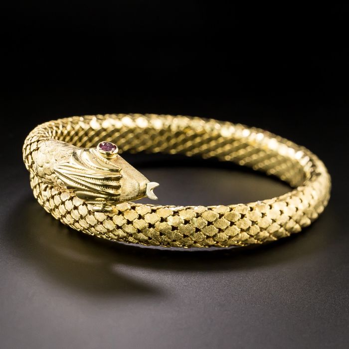 ブレスレット snake gimmick bracelet Mid-Century Flexible Snake Bracelet