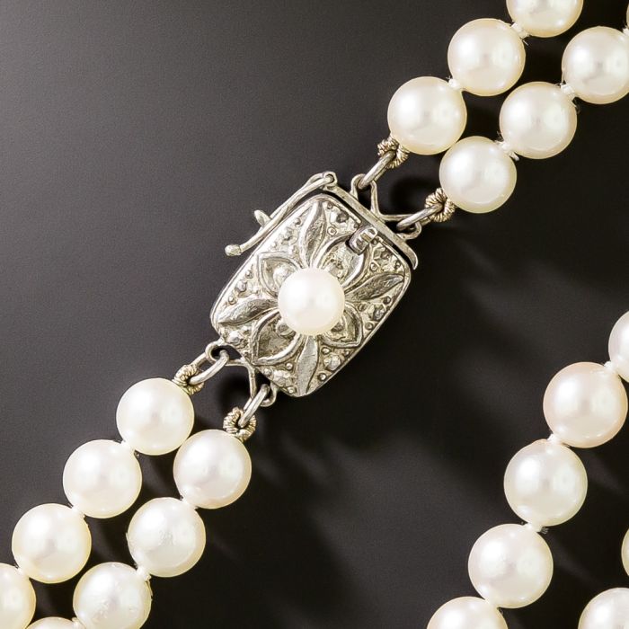 Mikimoto Double-Strand Pearl Necklace