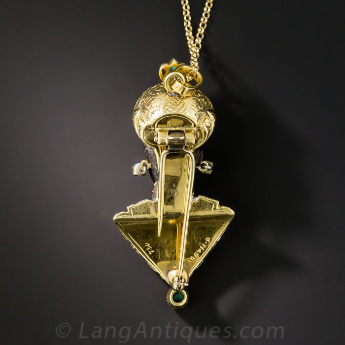 Nardi Blackamoor Brooch / Pendant