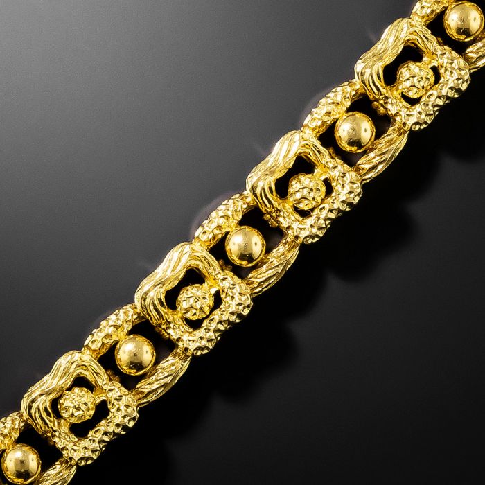 Tiffany & Co. Vintage 1980s Gold Link Bracelet