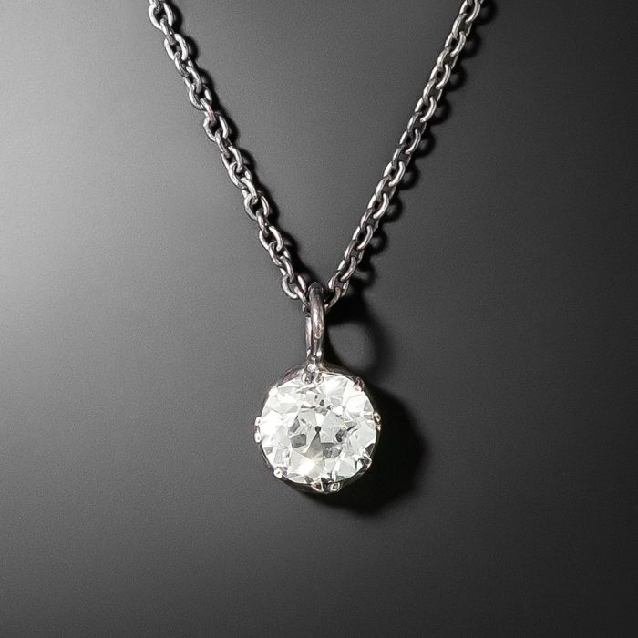 Vintage diamond pendant settings hot sale