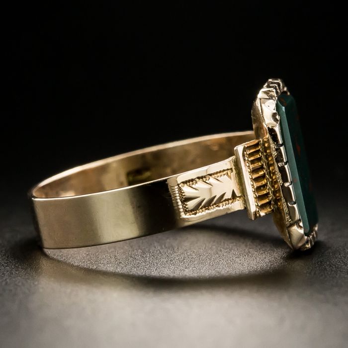 Victorian Bloodstone Ring