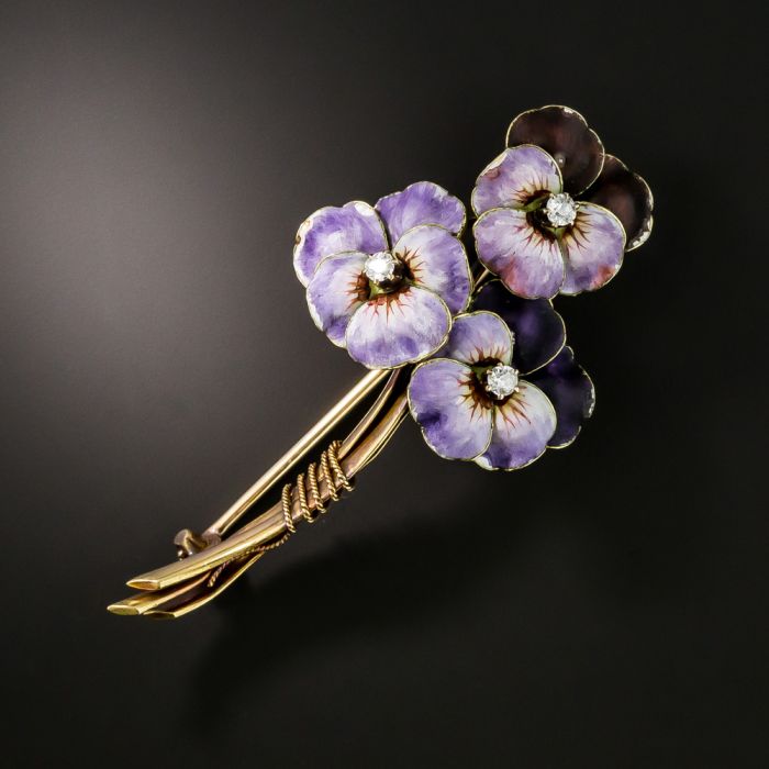 Pansy pin sale