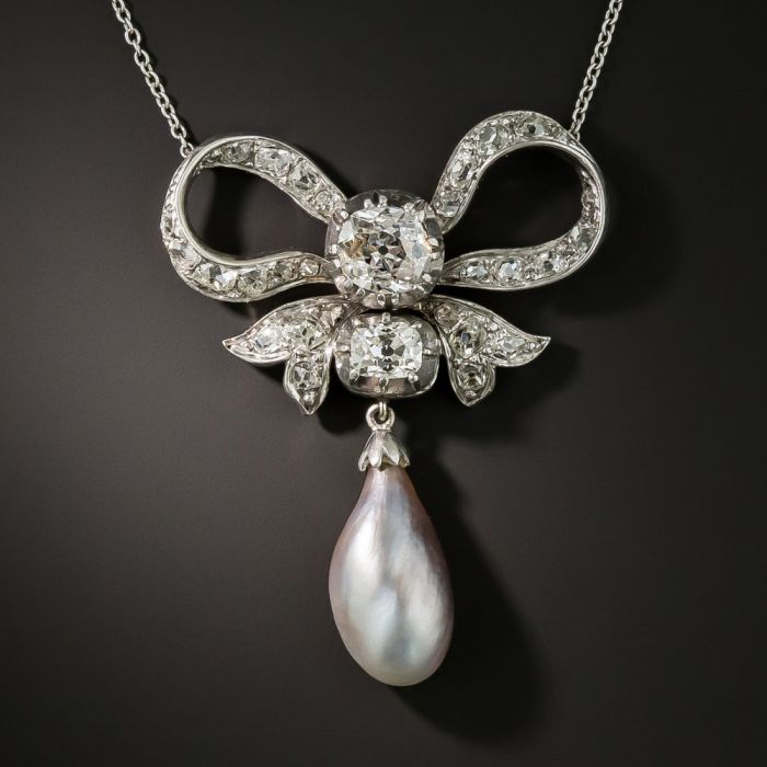 Natural saltwater pearl necklace sales