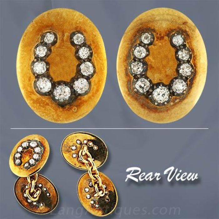Horseshoe cufflinks deals