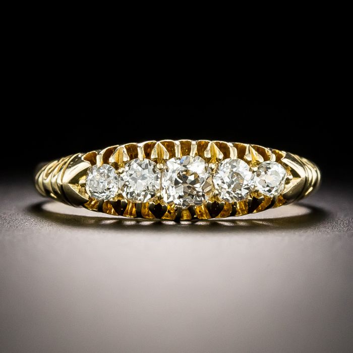 Edwardian 5 stone diamond ring clearance