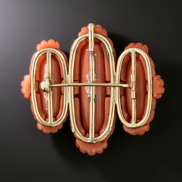 Coral brooch hotsell