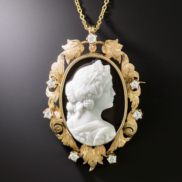 Cameo brooch pendant 2025