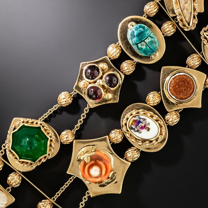 Vintage slide bracelet cheap