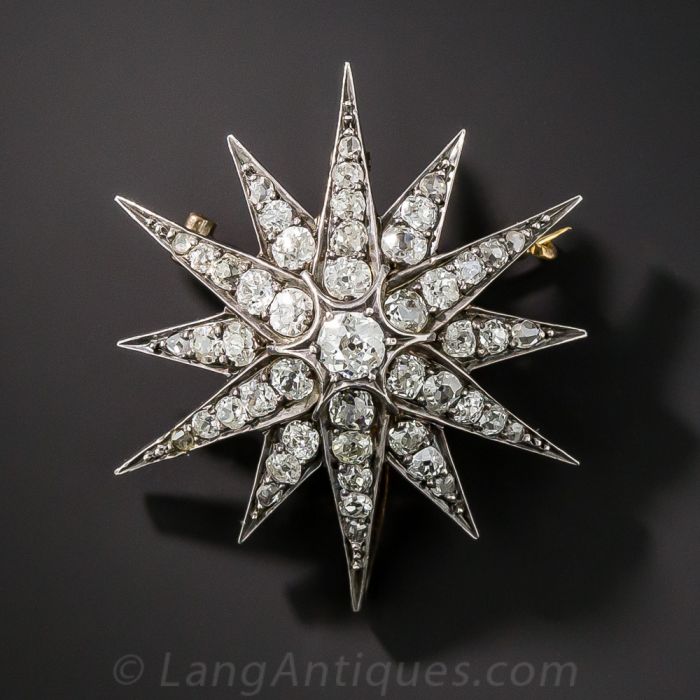 Starburst brooch shop
