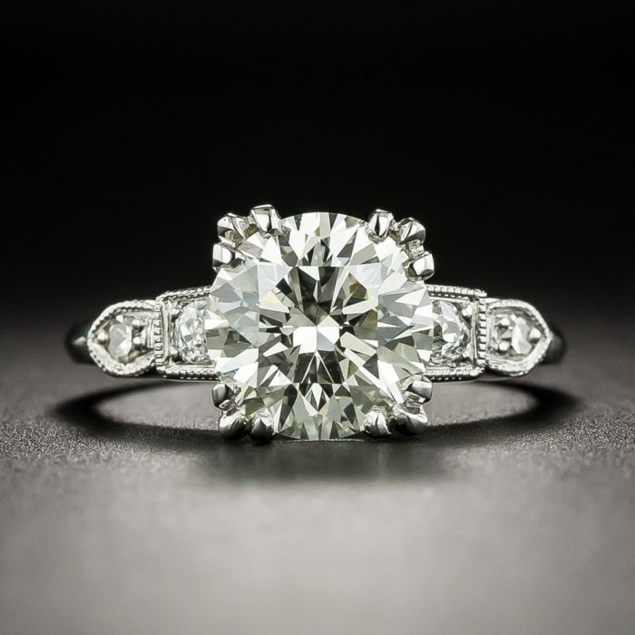 Vintage 2 carat diamond ring cheap