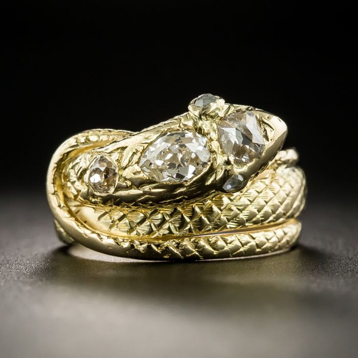 vintage-diamond-snake-ring-