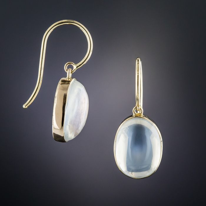 Vintage moonstone earrings outlet