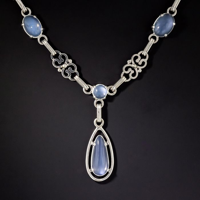 Vintage Moonstone Necklace Circa 1930s