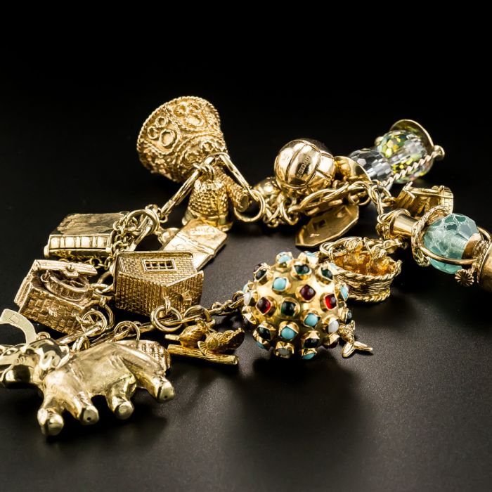 Vintage Multi-Charm Bracelet