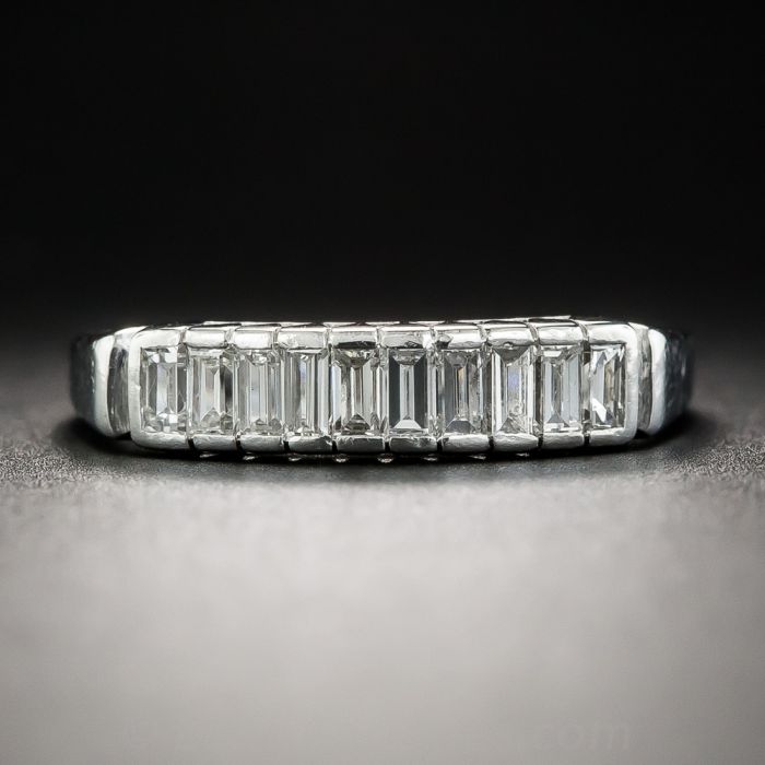 Platinum baguette band 2025