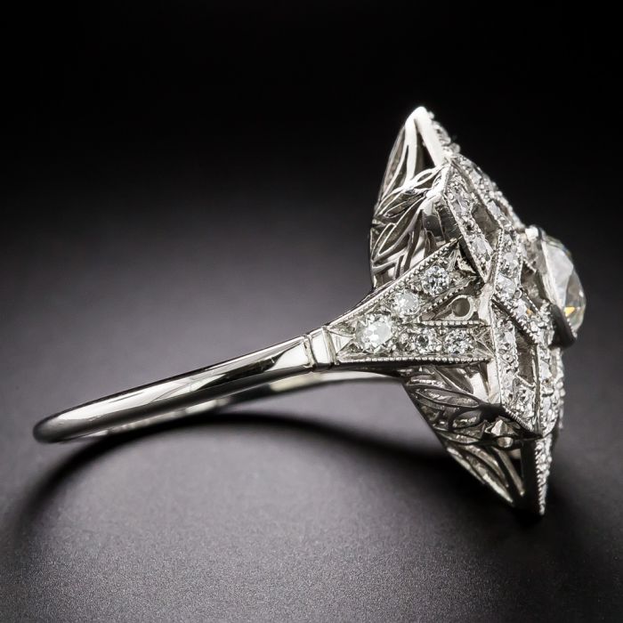 Vintage Style Starburst Diamond Ring
