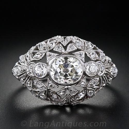 Edwardian Diamond Engagement Ring