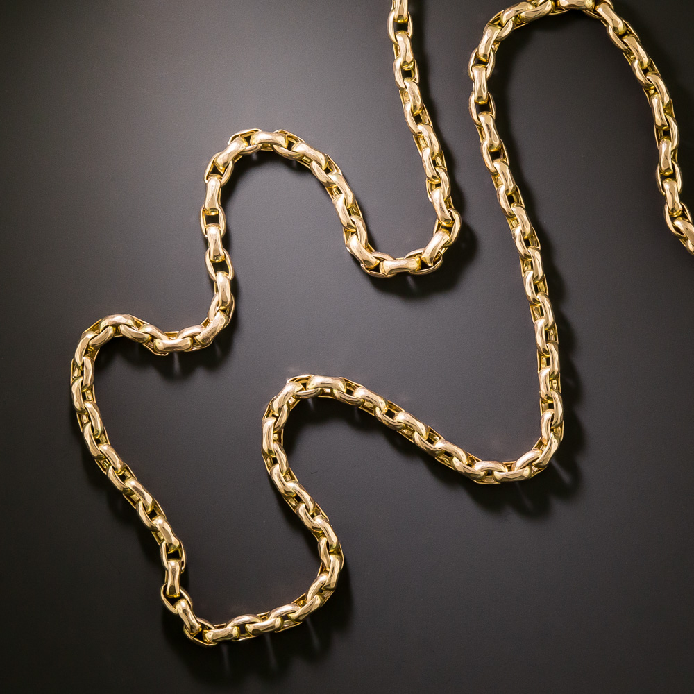 English Victorian Belcher Link Chain