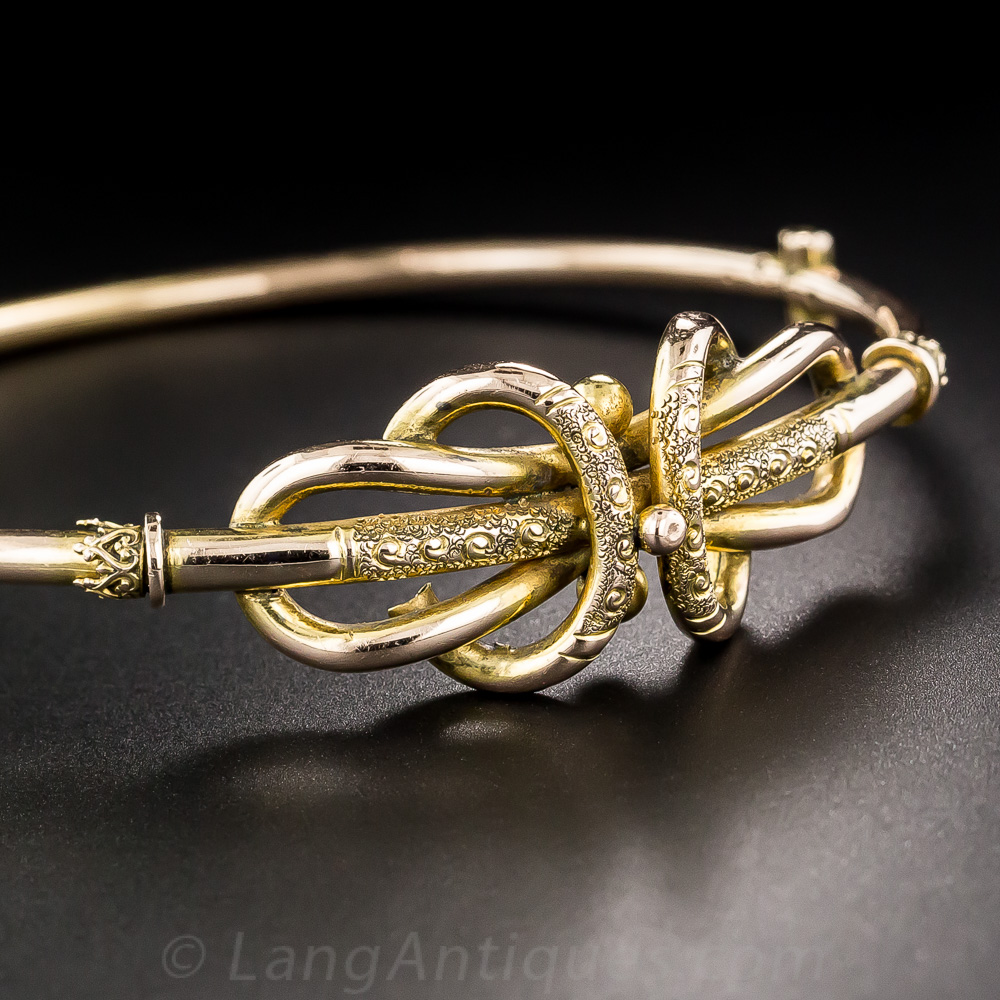 English Victorian Love Knot Bracelet