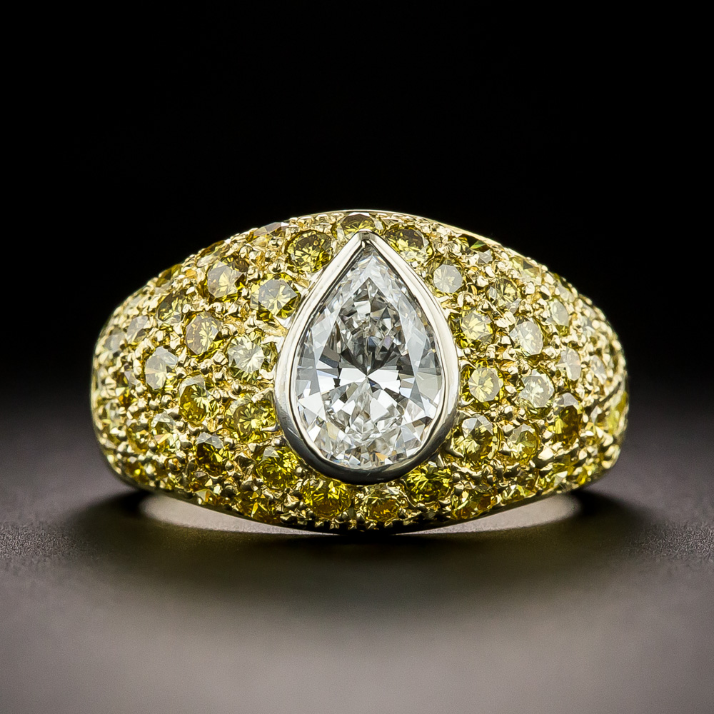 Exquisite 1.25 carat Princess cut Morganite and diamond - compass pron –  Radhes.com