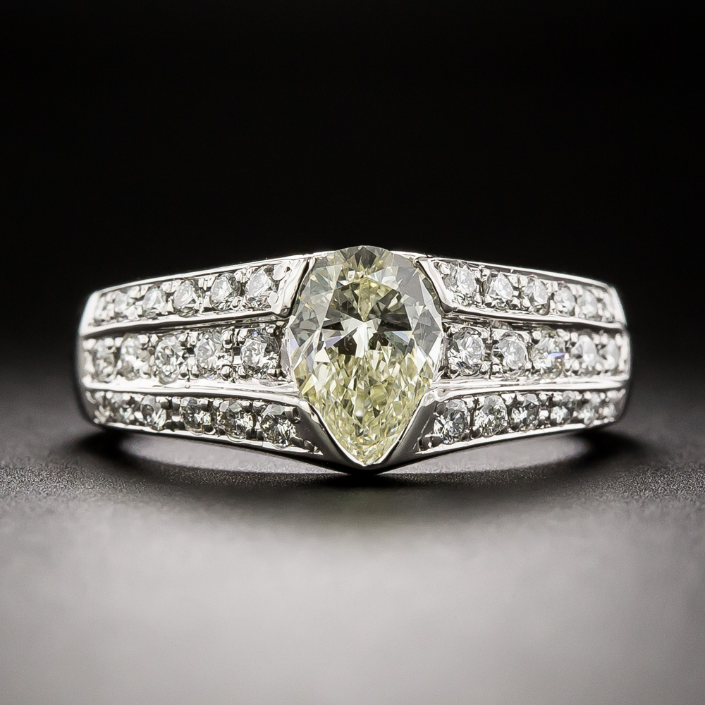 Platinum Shaped Wedding Ring - David M Robinson