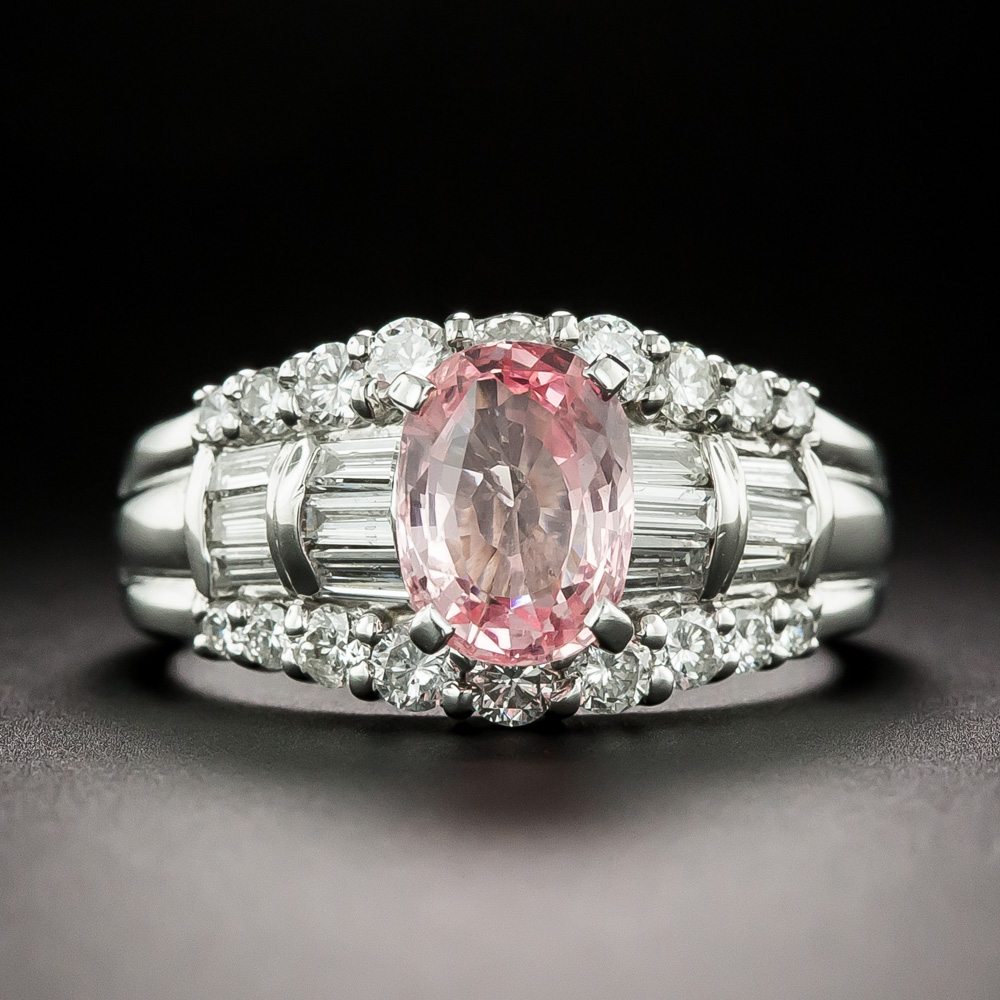 1 carat on sale pink sapphire