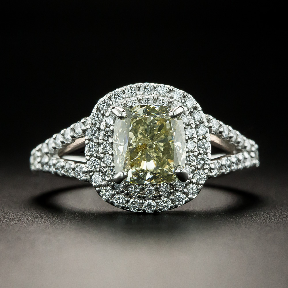 4.00 CARAT CUSHION CUT DIAMOND ENGAGEMENT RING – Beverly Hills Jewelers