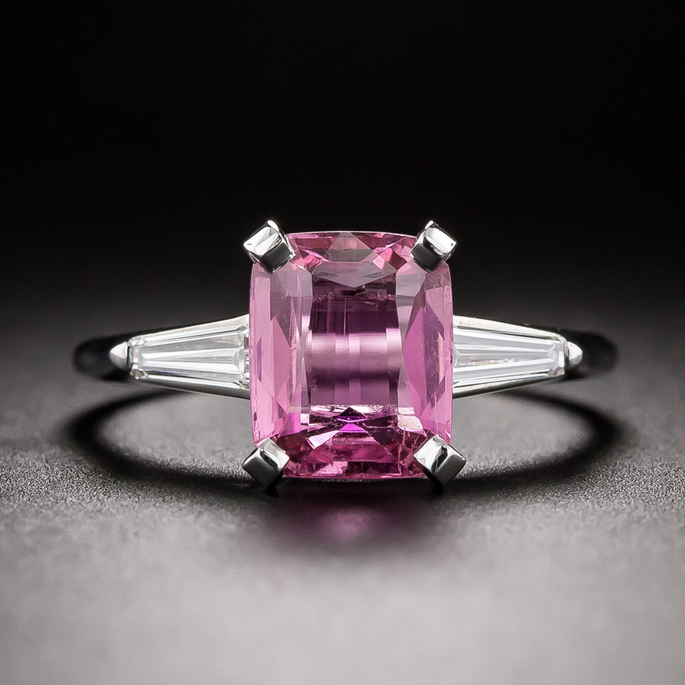 Pink on sale baguette diamond